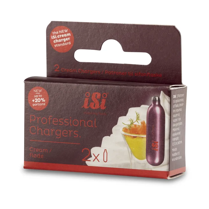 iSi Professional Chargers krempatroner - 2-pakning - ISi
