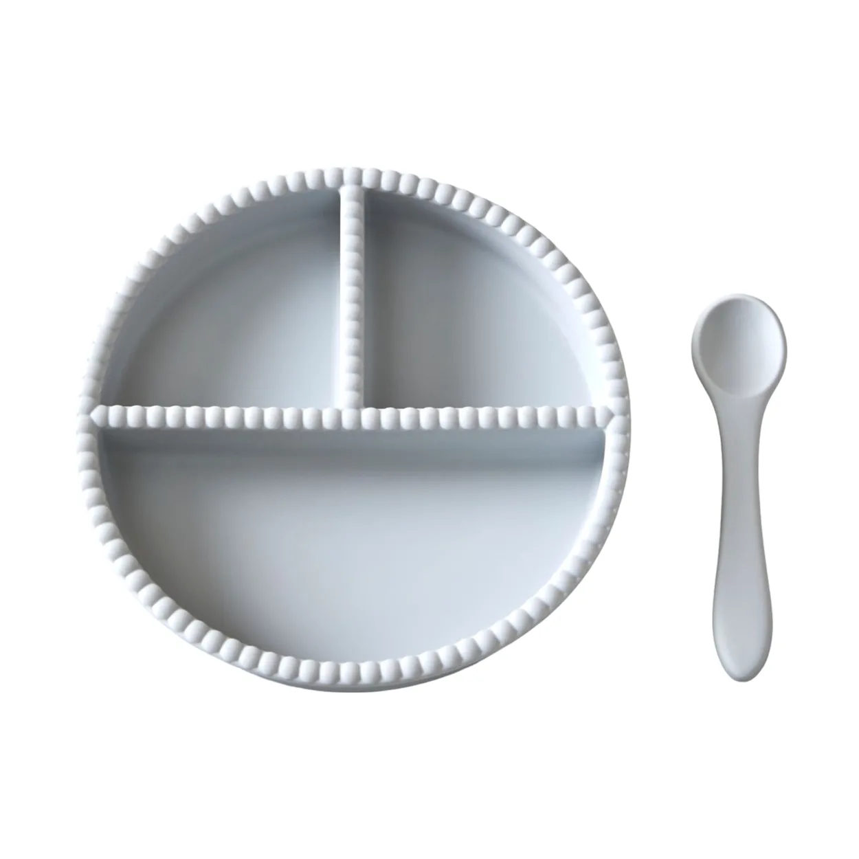 Jack o Juno Little Bubble barneservise 2 deler Glacier grey