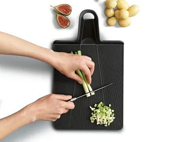 Chop2pot skjærefjøl plus svart - Large - Joseph Joseph