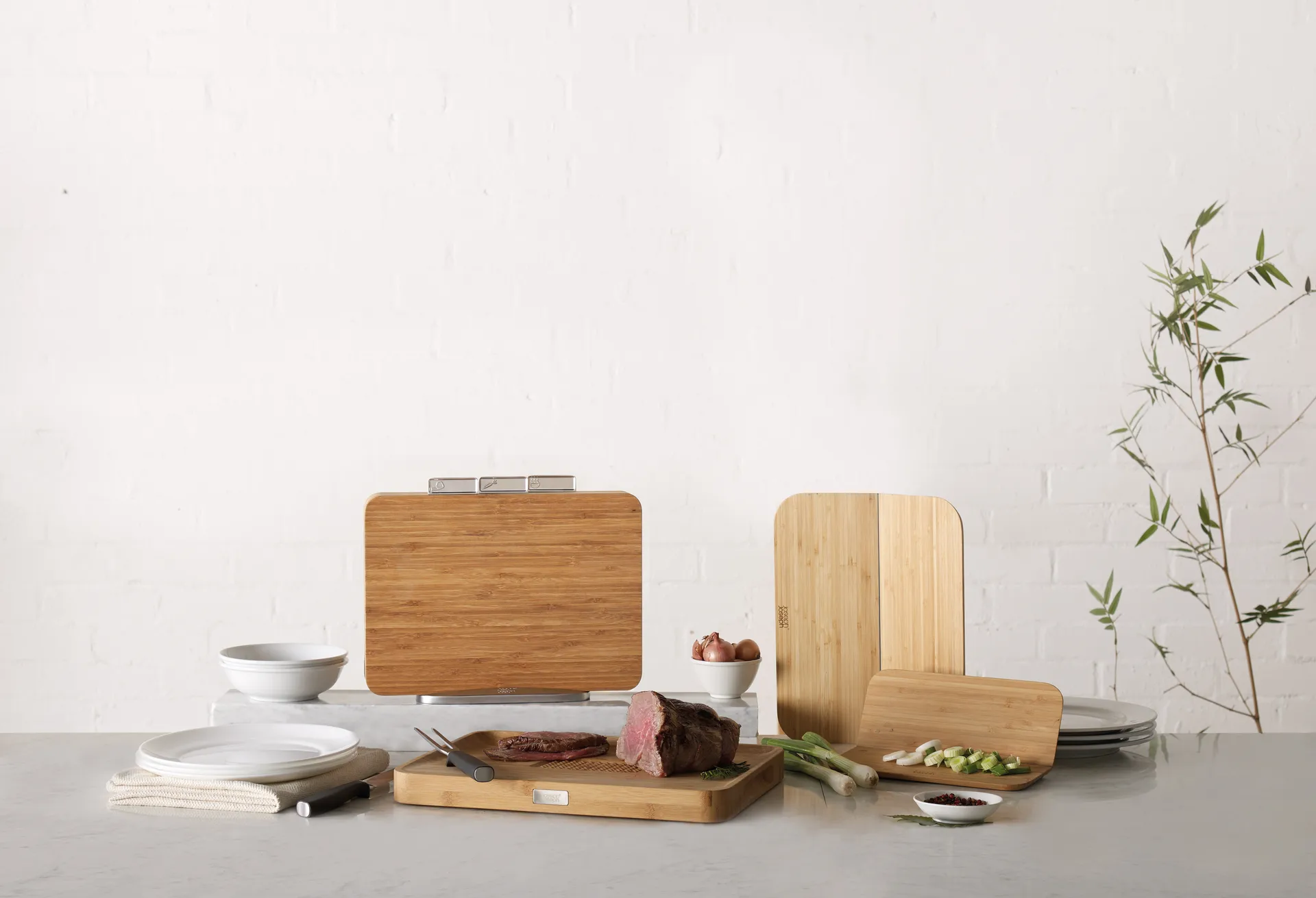 Cut & Carve skjærefjøl, Bambus Joseph Joseph