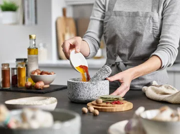 Dash morter Ø15,5 cm - Granitt-bambus - Joseph Joseph