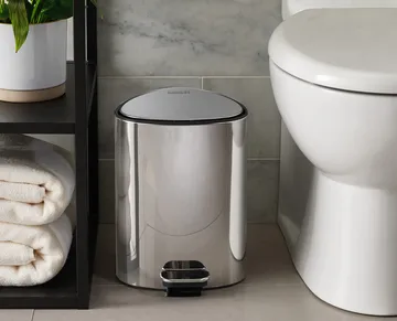 Easystore Luxe pedalbøtte 5 L - Rustfritt stål - Joseph Joseph