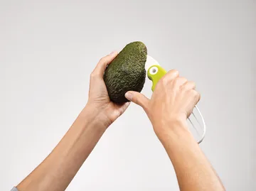 Goavocado 3-i-1 avokadodeler - Grønn-hvit - Joseph Joseph