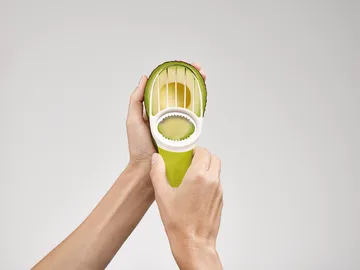 Goavocado 3-i-1 avokadodeler - Grønn-hvit - Joseph Joseph