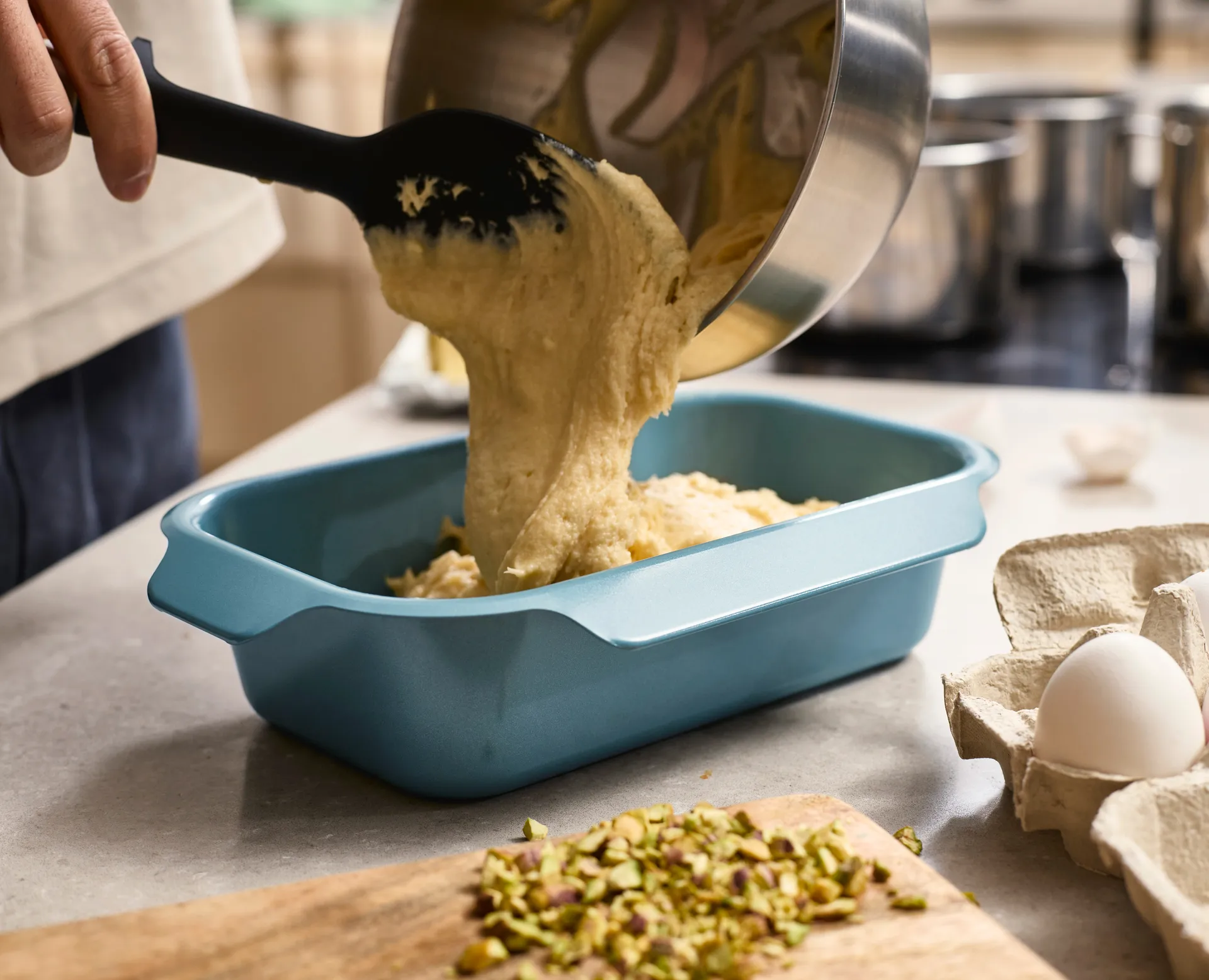 Nest Bake brødform 30 cm, Blå Joseph Joseph