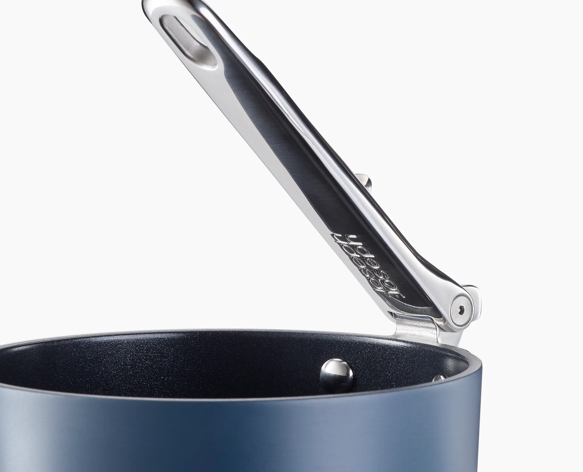 Space non stick kasserolle med lokk Ø19 cm, Blå Joseph Joseph