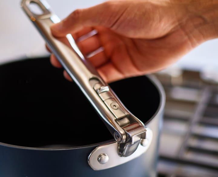Space non stick kasserolle, sett 8 deler, Blå Joseph Joseph