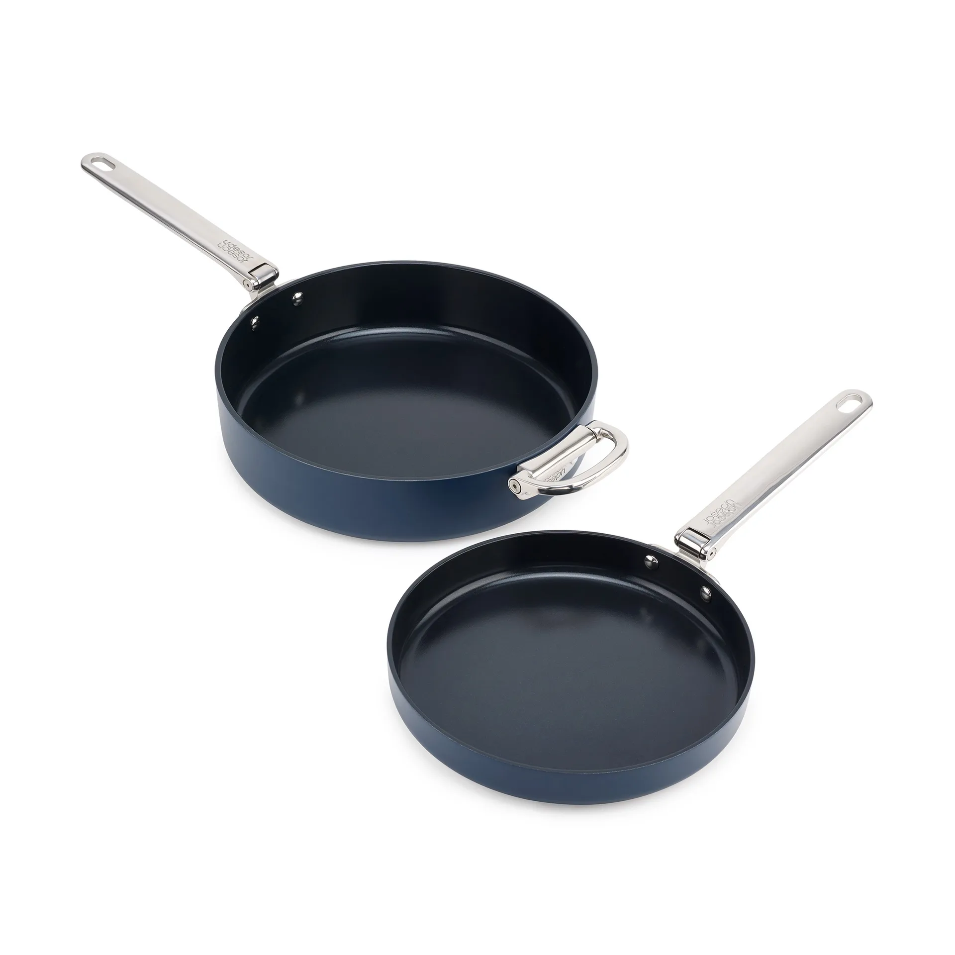 Space non stick stekepanne, sett 2 deler, Blå Joseph Joseph