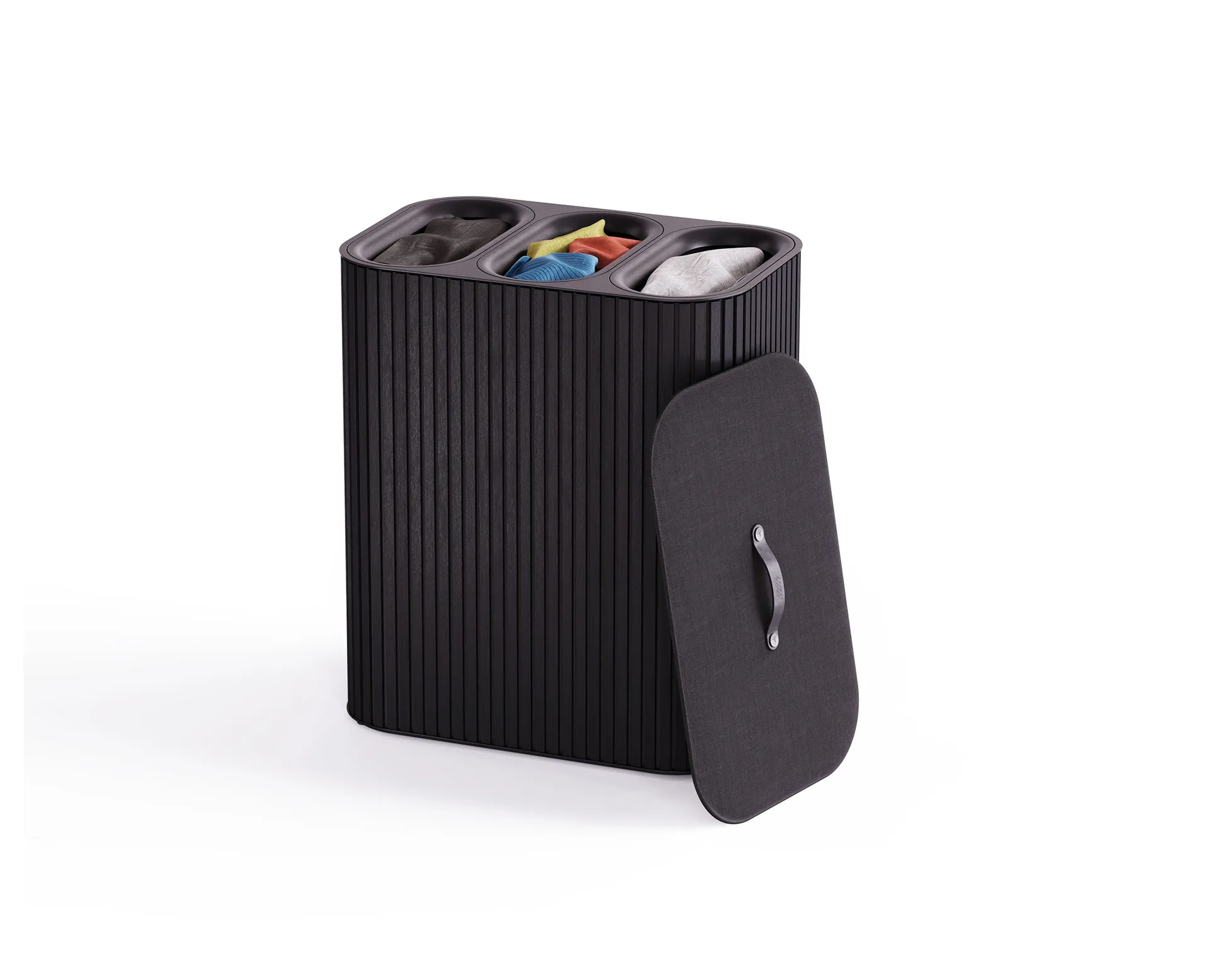 Tota Trio Luxe kleskurv 90 L, Black Joseph Joseph