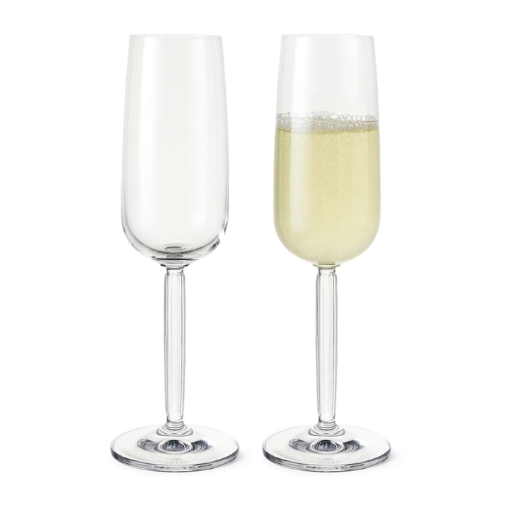 Hammershøi champagneglass 24 cl 2-pakning, Klar Kähler