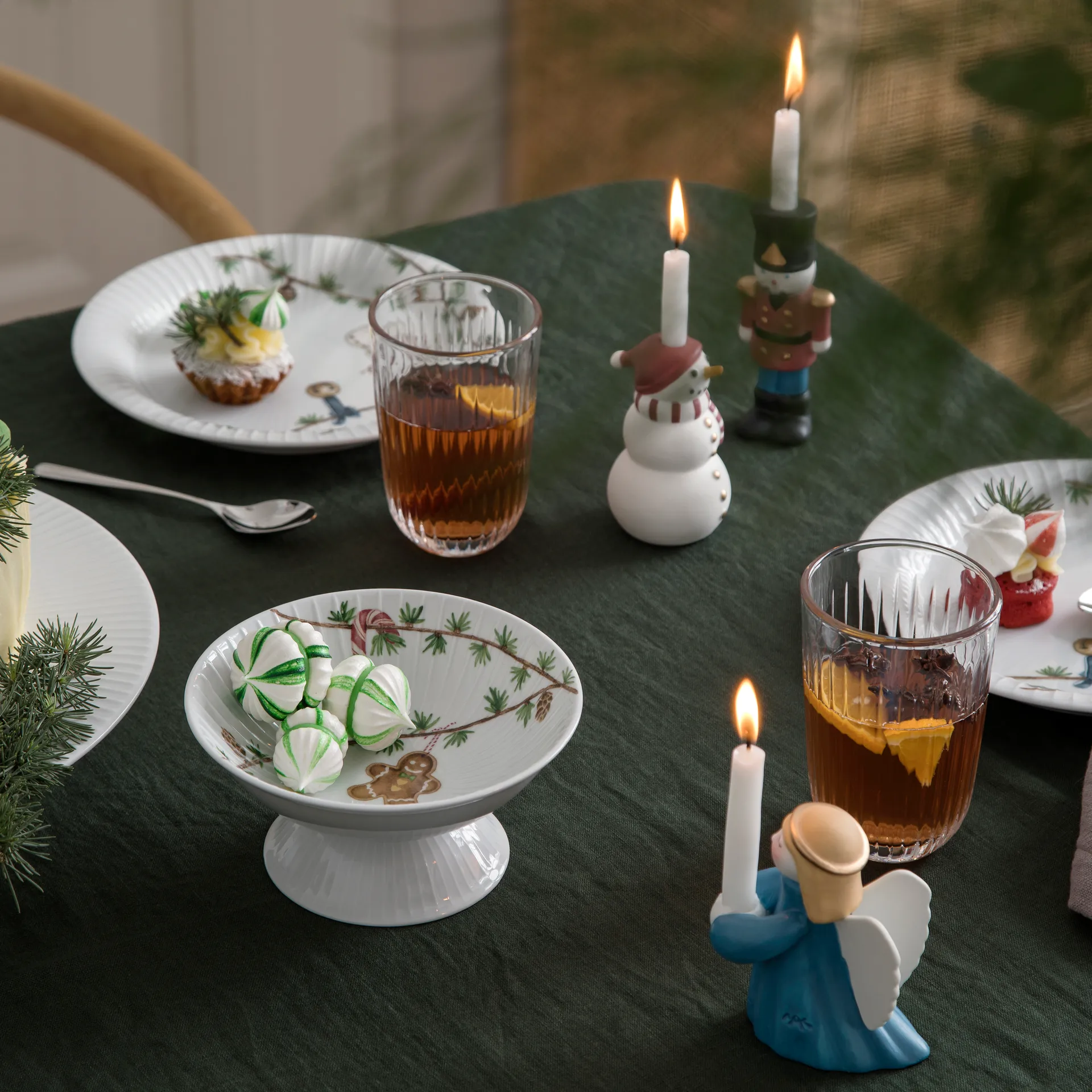 Hammershøi juleskål på fot Ø16 cm, Hvit Kähler