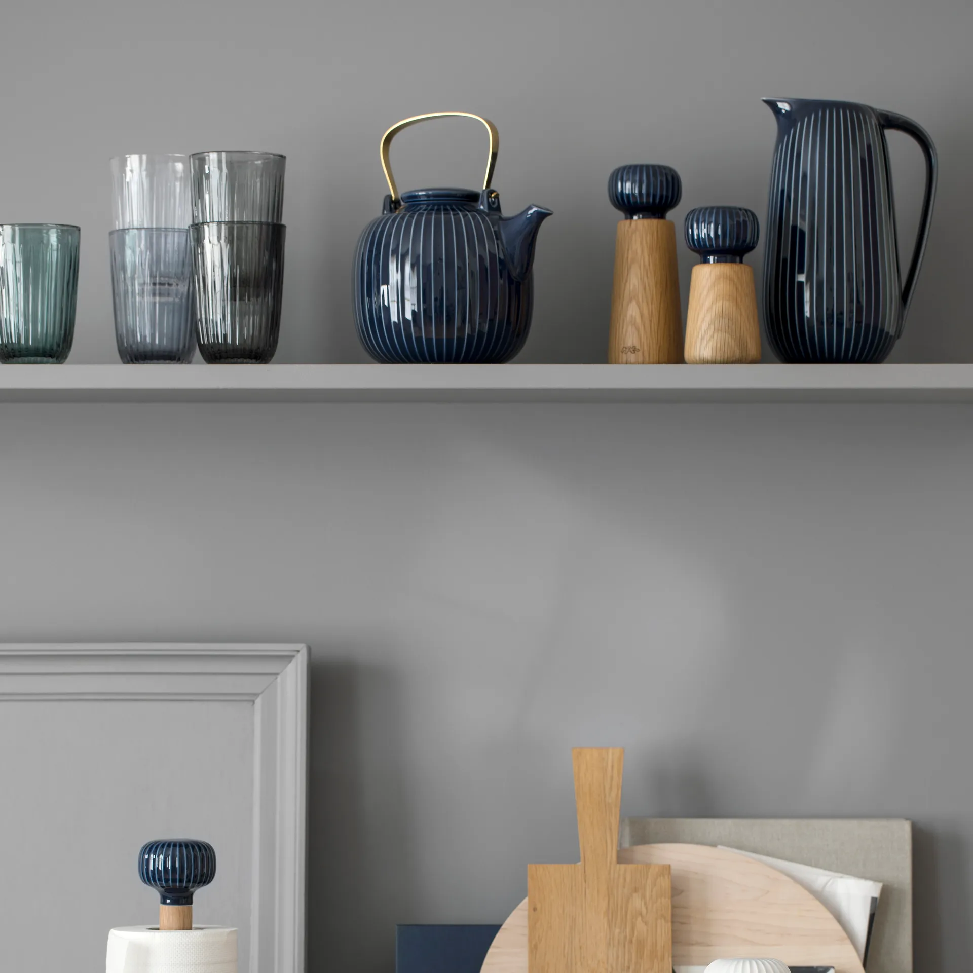 Hammershøi krydderkvern, indigo Kähler