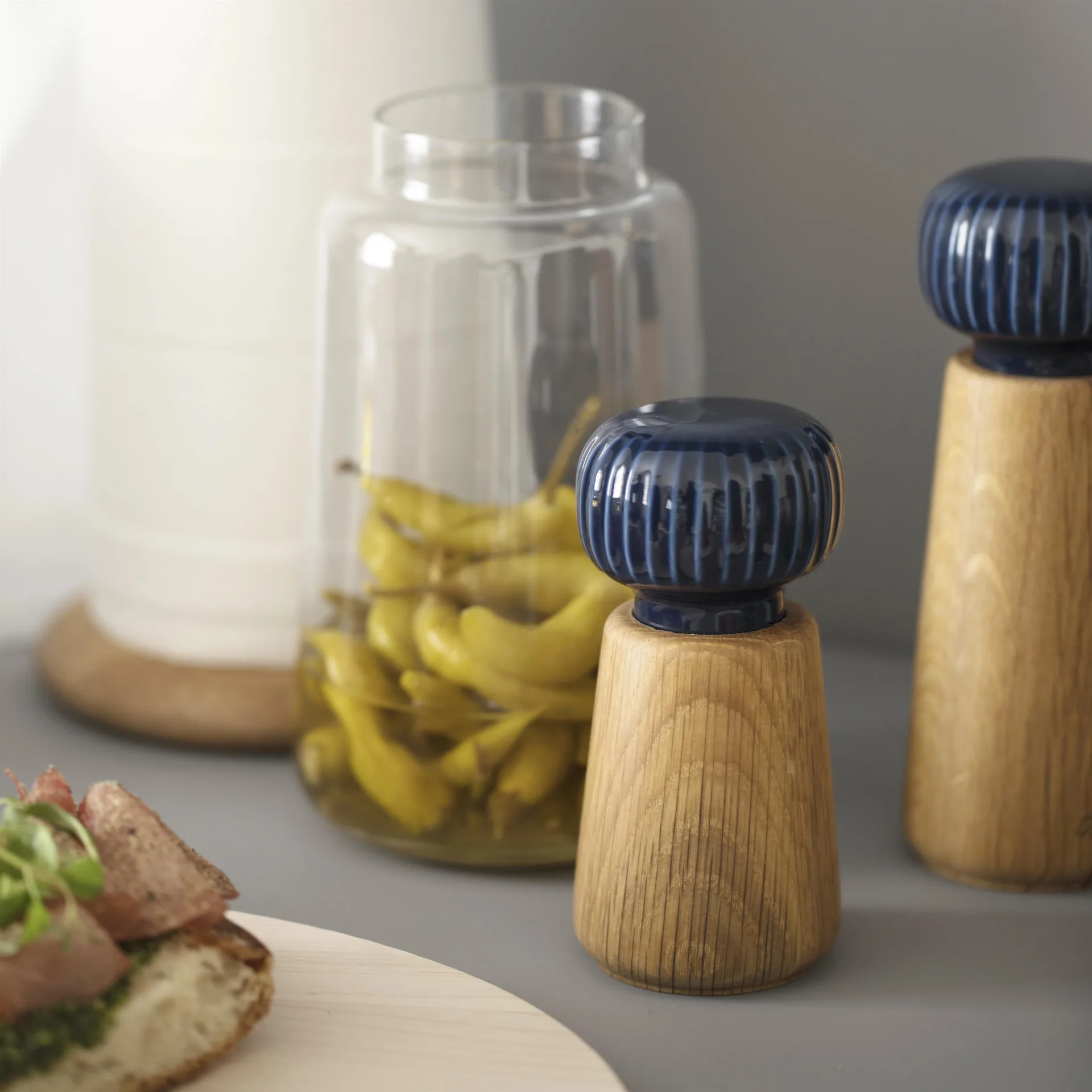 Hammershøi krydderkvern liten, indigo Kähler