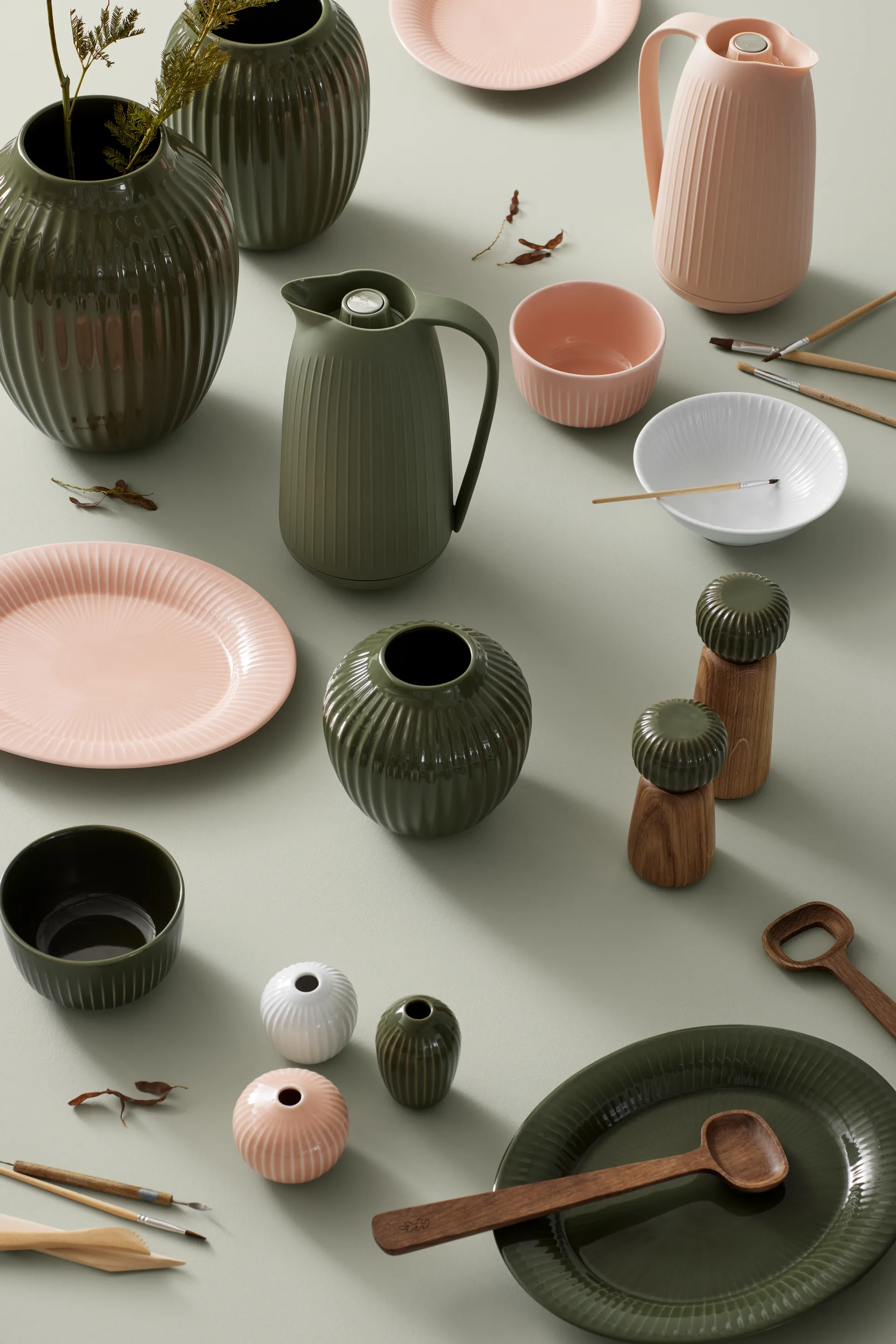 Hammershøi krydderkvern liten, Mørkegrønn Kähler