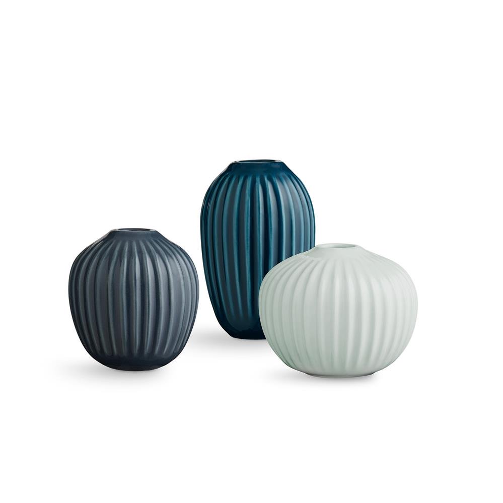Hammershøi Vase Miniatyr 3-pk Green