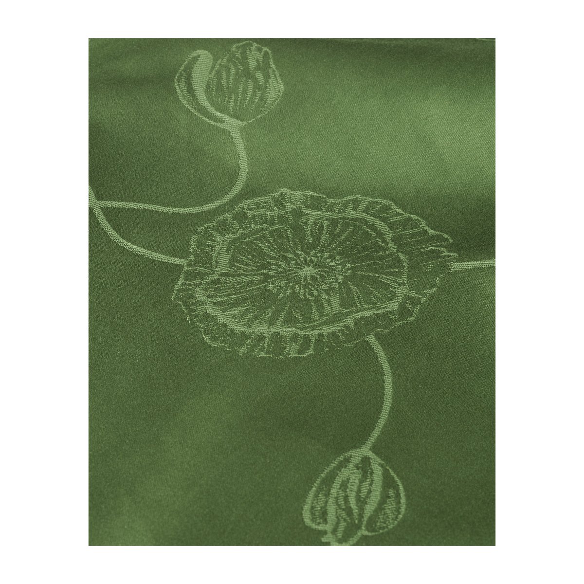 Kähler Hammershøi Poppy damaskduk grønn 150 x 320 cm