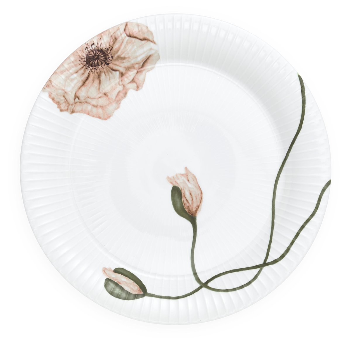 Kähler Hammershøi Poppy tallerken 27 cm Hvit