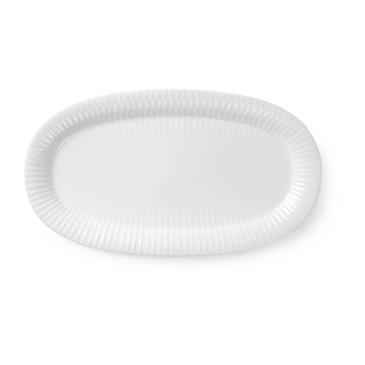 Kähler Hammershøi serveringsfat ovalt 40 x 22,5 cm Hvit
