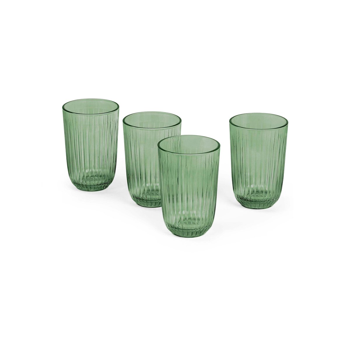 Kähler Hammershøi vannglass 37 cl 4-pack Grønn