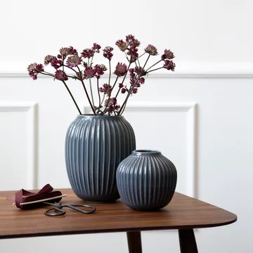 Hammershøi vase - Antrasittgrå, liten 13 cm - Kähler