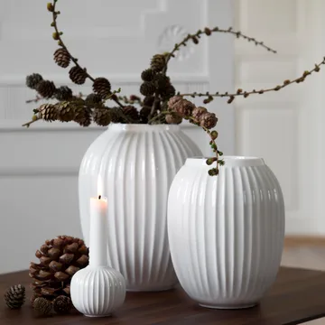 Hammershøi vase - Hvit, stor 25,5 cm - Kähler