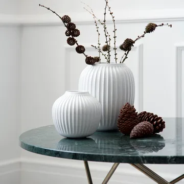 Hammershøi vase - Hvit, stor 25,5 cm - Kähler