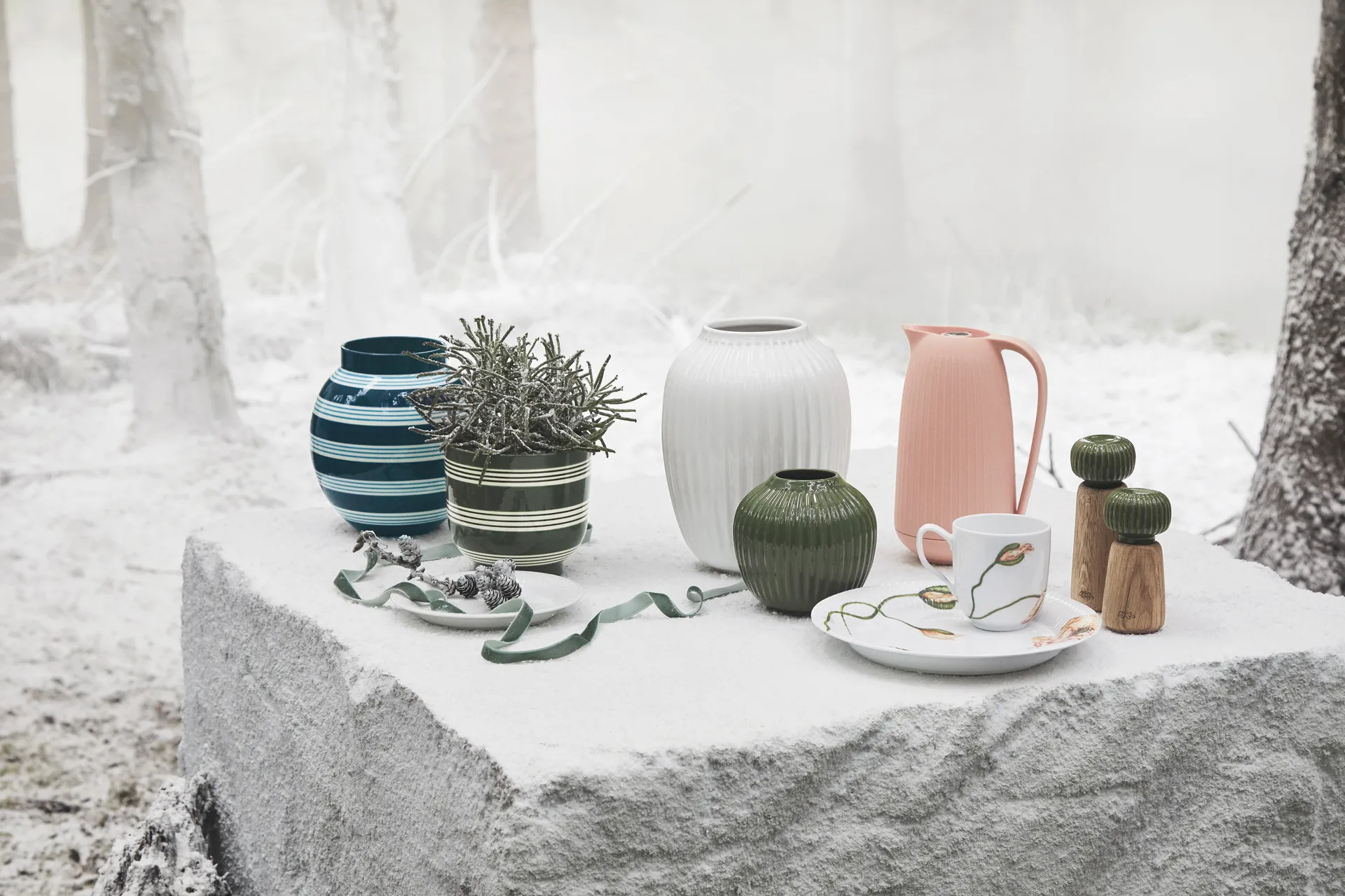 Hammershøi vase, Hvit, stor 25,5 cm Kähler