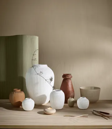 Hammershøi vase - Hvit, stor 25,5 cm - Kähler