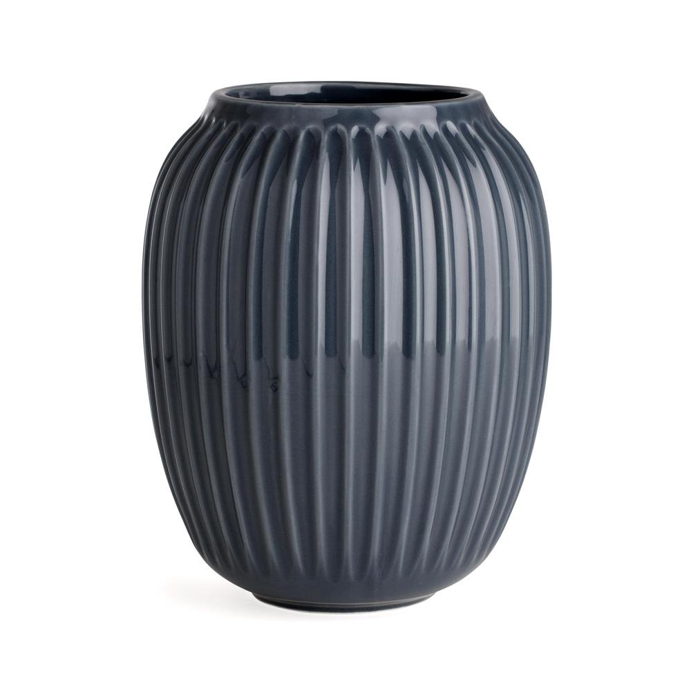 Kähler Hammershøi vase medium antrasittgrå