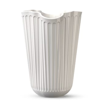 Hammershøi vase Unfold 16,5 cm - Hvit - Kähler