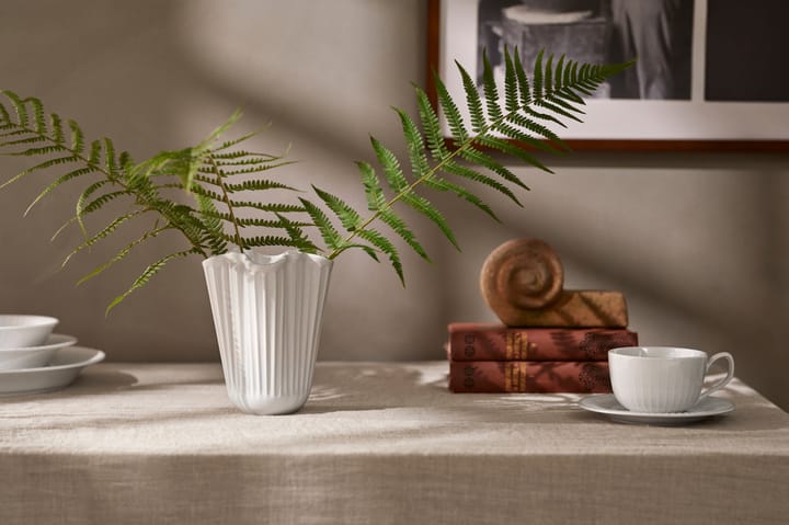 Hammershøi vase Unfold 16,5 cm, Hvit Kähler