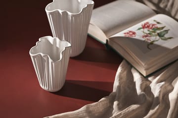 Hammershøi vase Unfold 16,5 cm - Hvit - Kähler