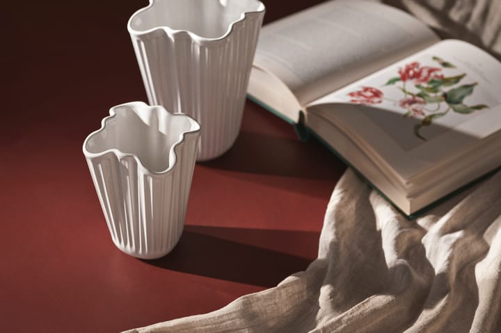 Hammershøi vase Unfold 16,5 cm, Hvit Kähler
