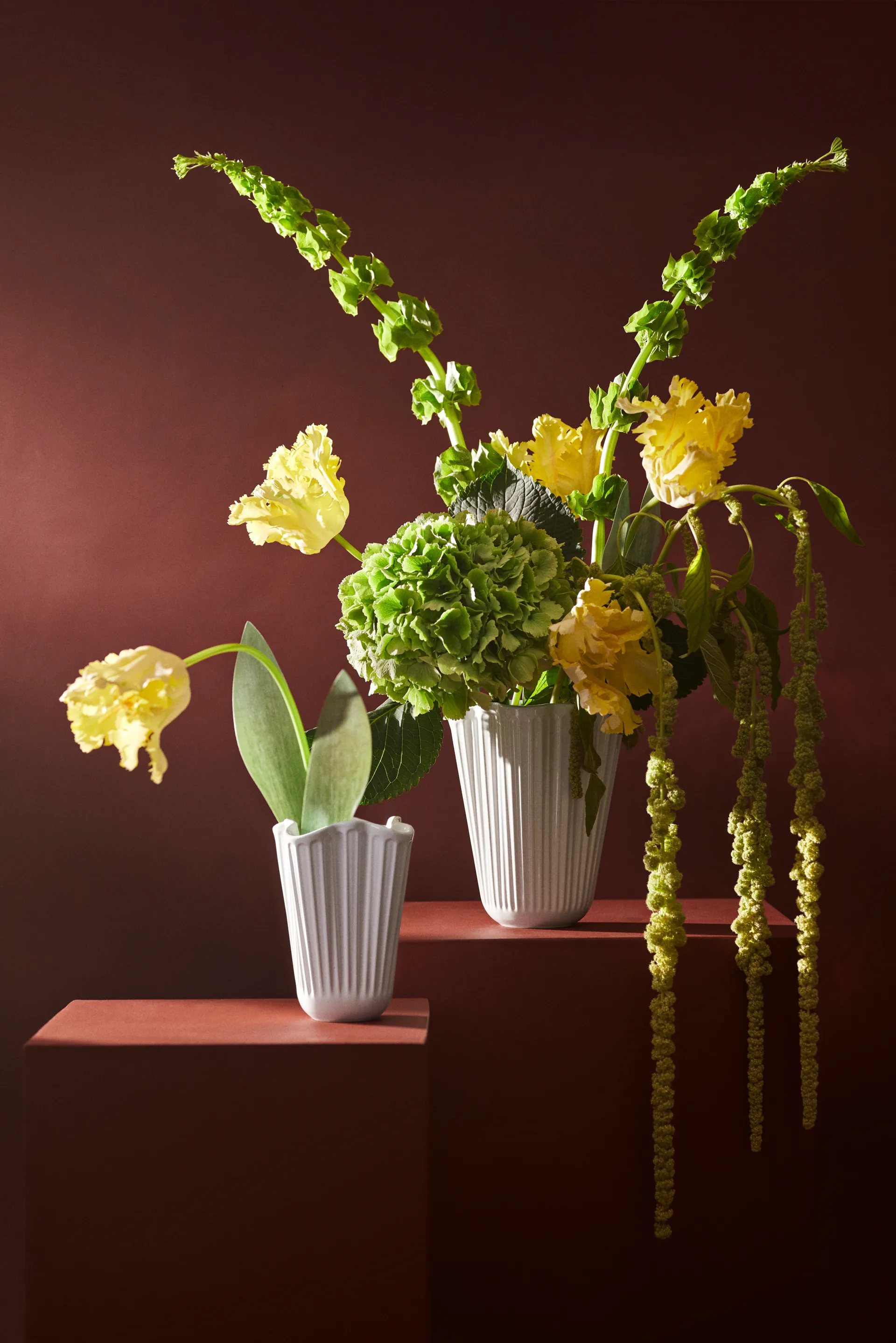 Hammershøi vase Unfold, Hvit, 16,5 cm Kähler