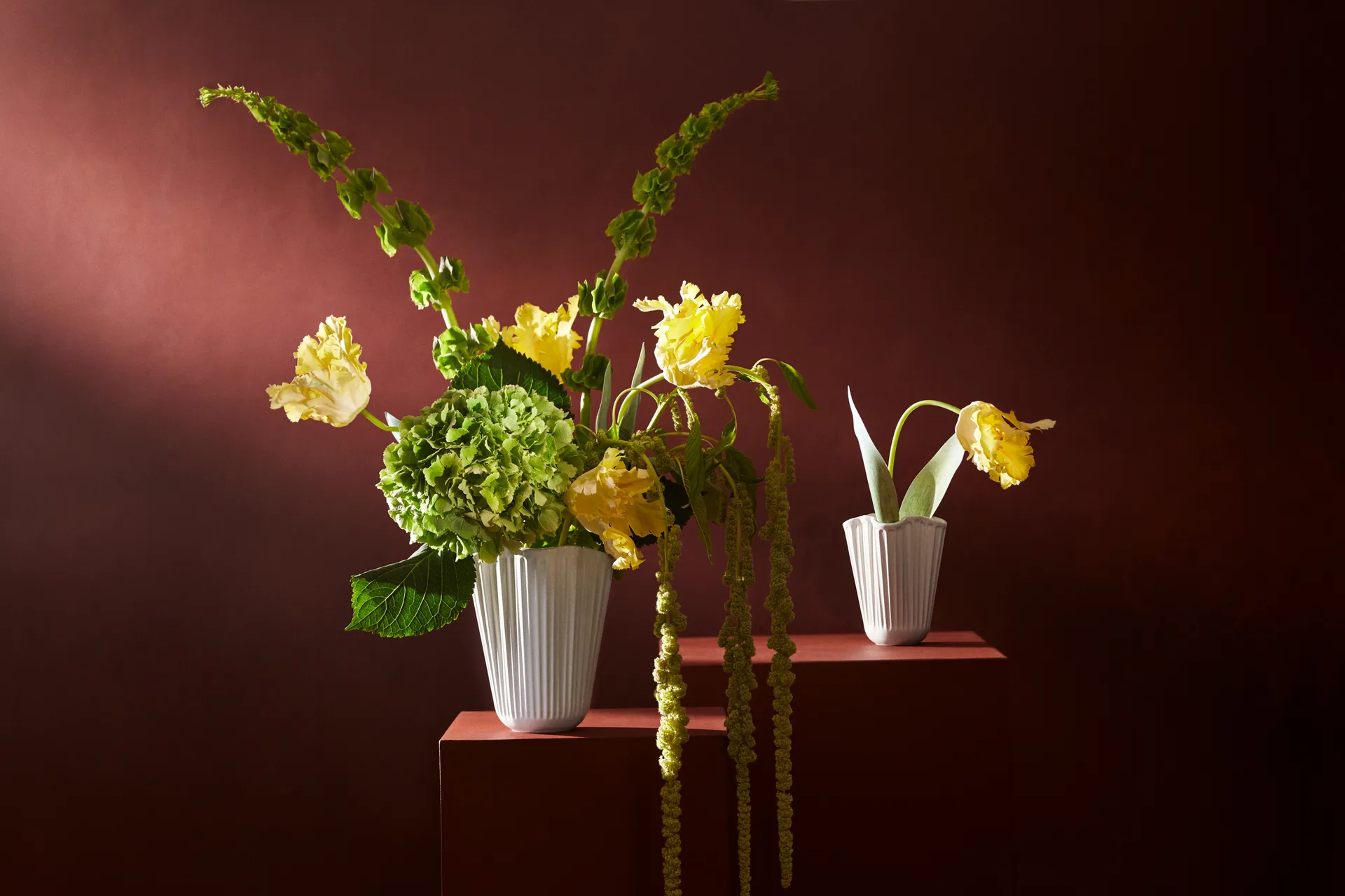 Hammershøi vase Unfold, Hvit, 16,5 cm Kähler