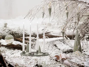 Nobili julestrut juleanheng 18 cm - Grønn - Kähler