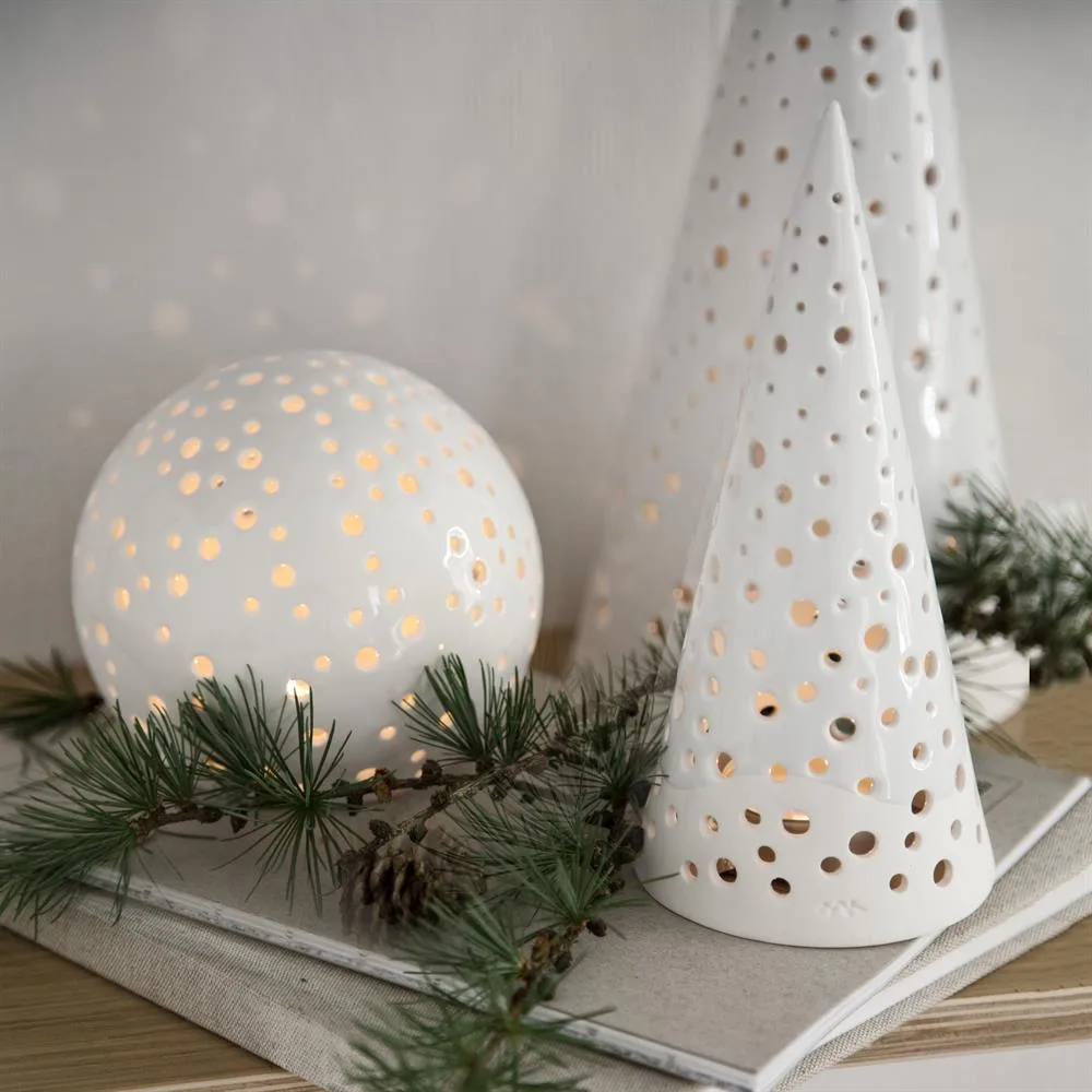 Nobili lysestake, snow white Kähler