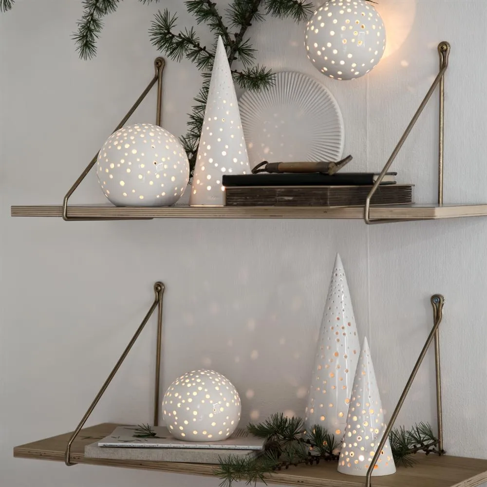 Nobili lysestake, snow white Kähler