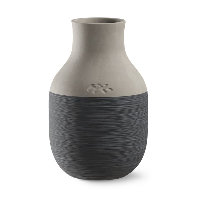Omaggio Circulare Vase H12.5 cm, Antrasittgrå Kähler