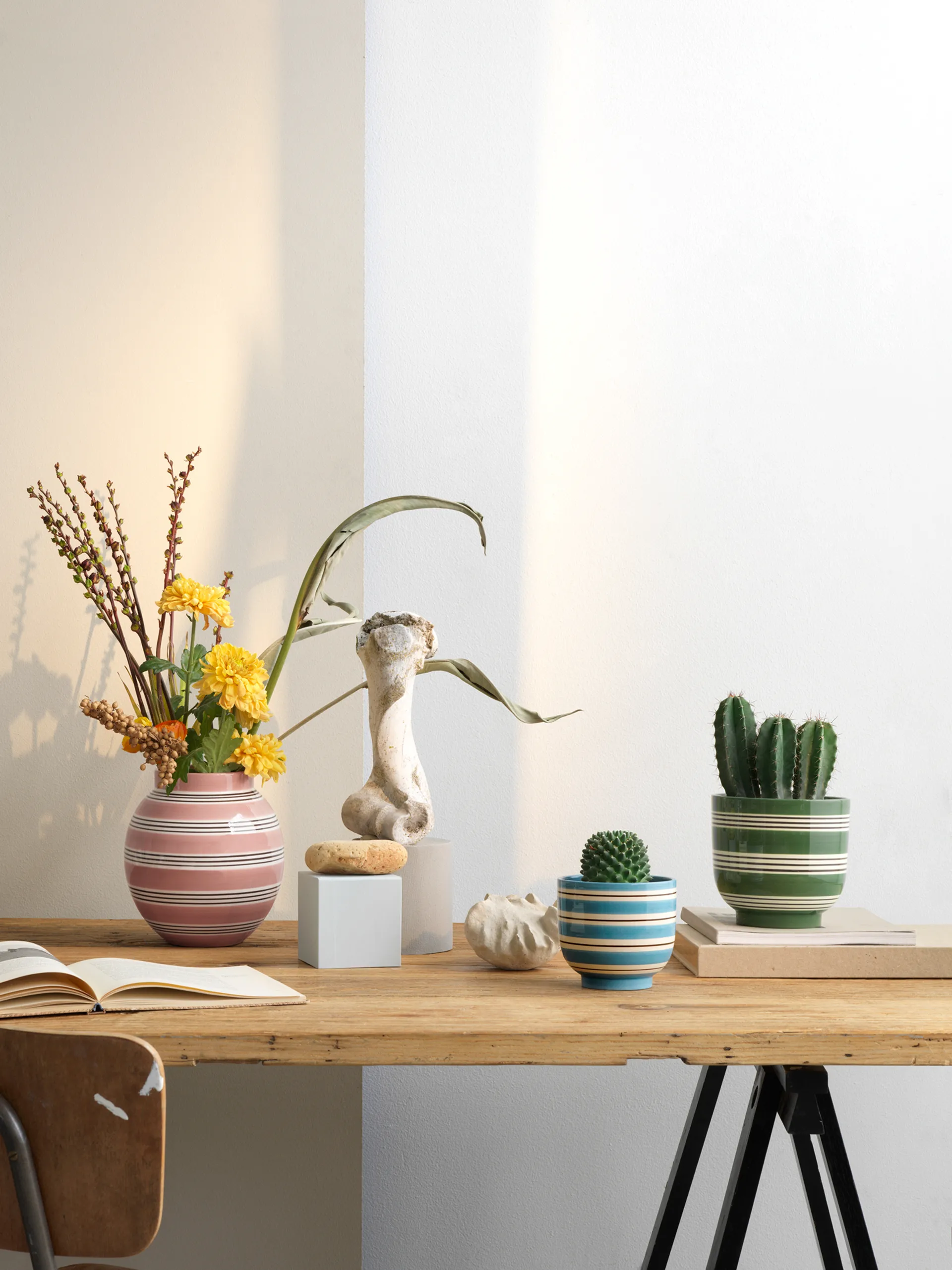 Omaggio Nuovo blomsterpotte Ø 12 cm, Lyseblå Kähler