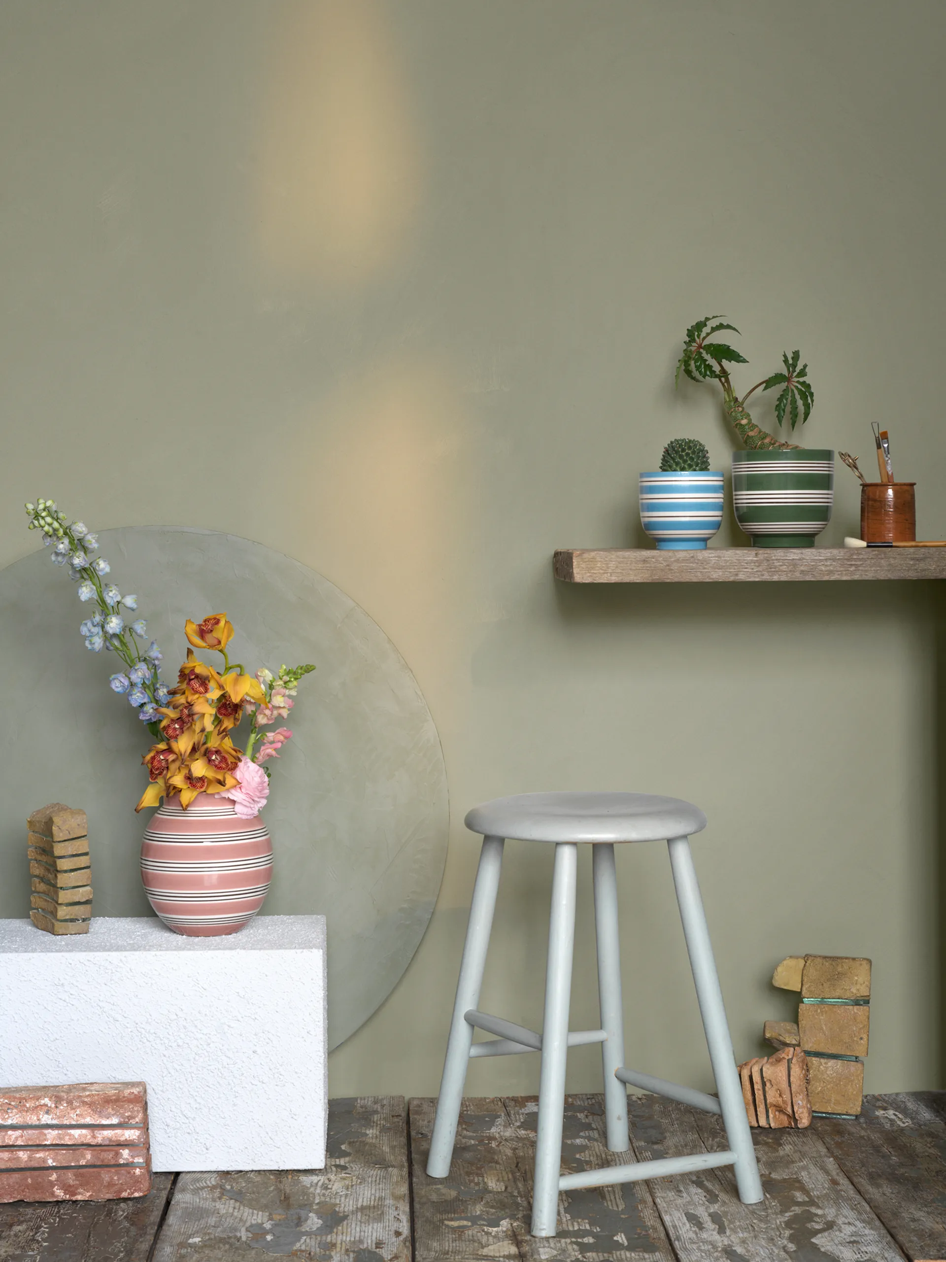 Omaggio Nuovo blomsterpotte Ø 12 cm, Lyseblå Kähler