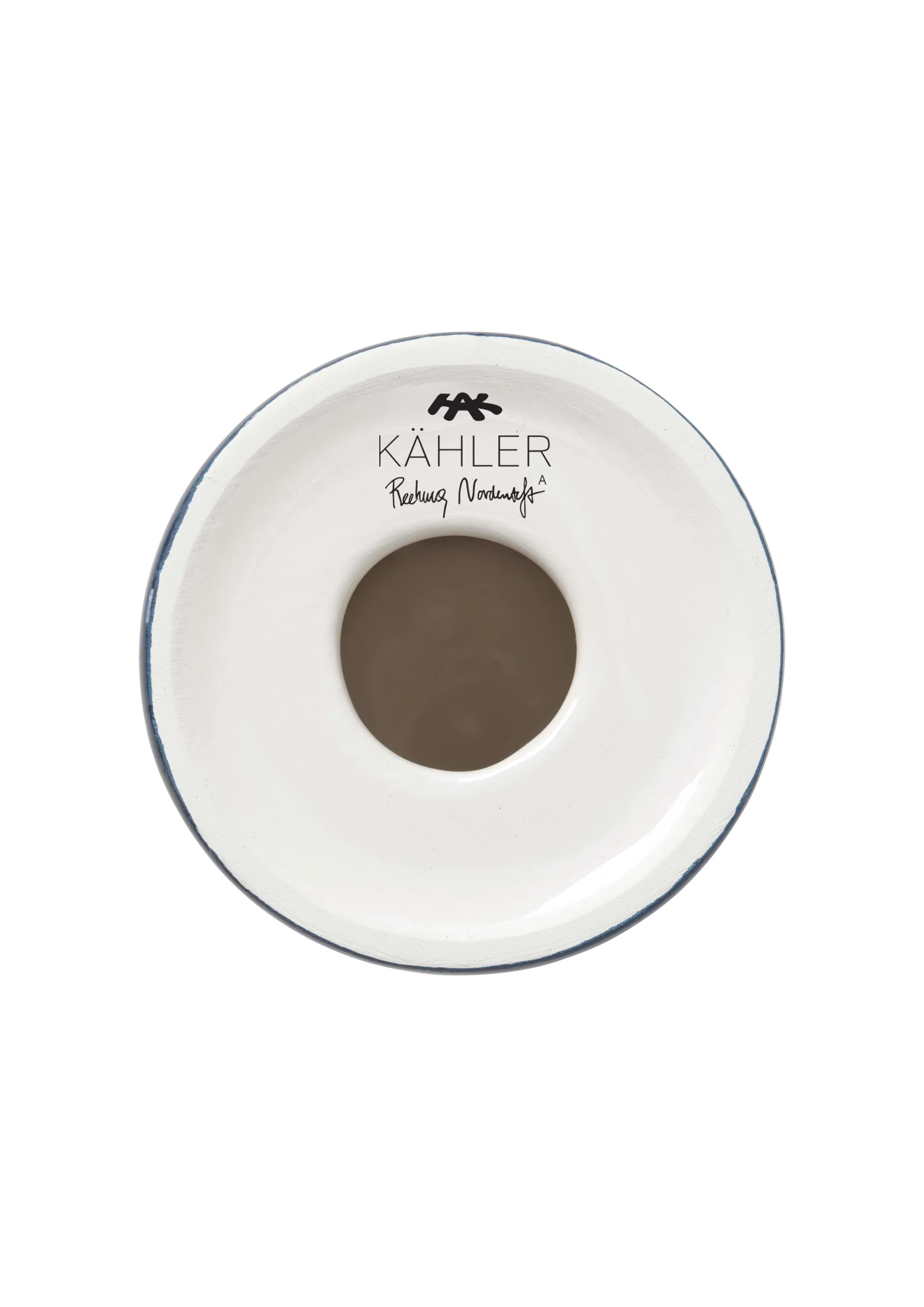 Omaggio Nuovo lysestake 12 cm, Mørkeblå Kähler