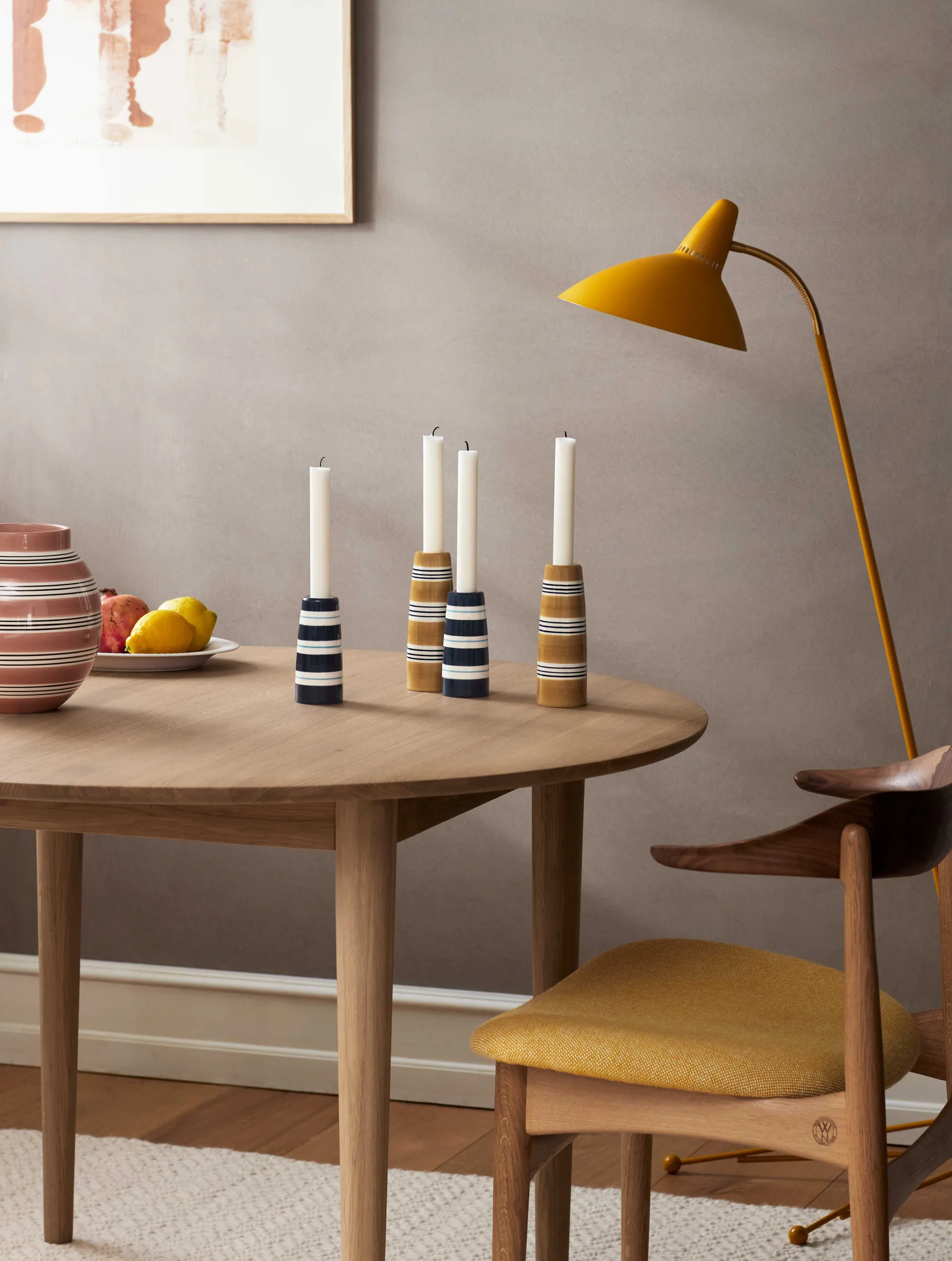 Omaggio Nuovo lysestake 16 cm, Oker Kähler