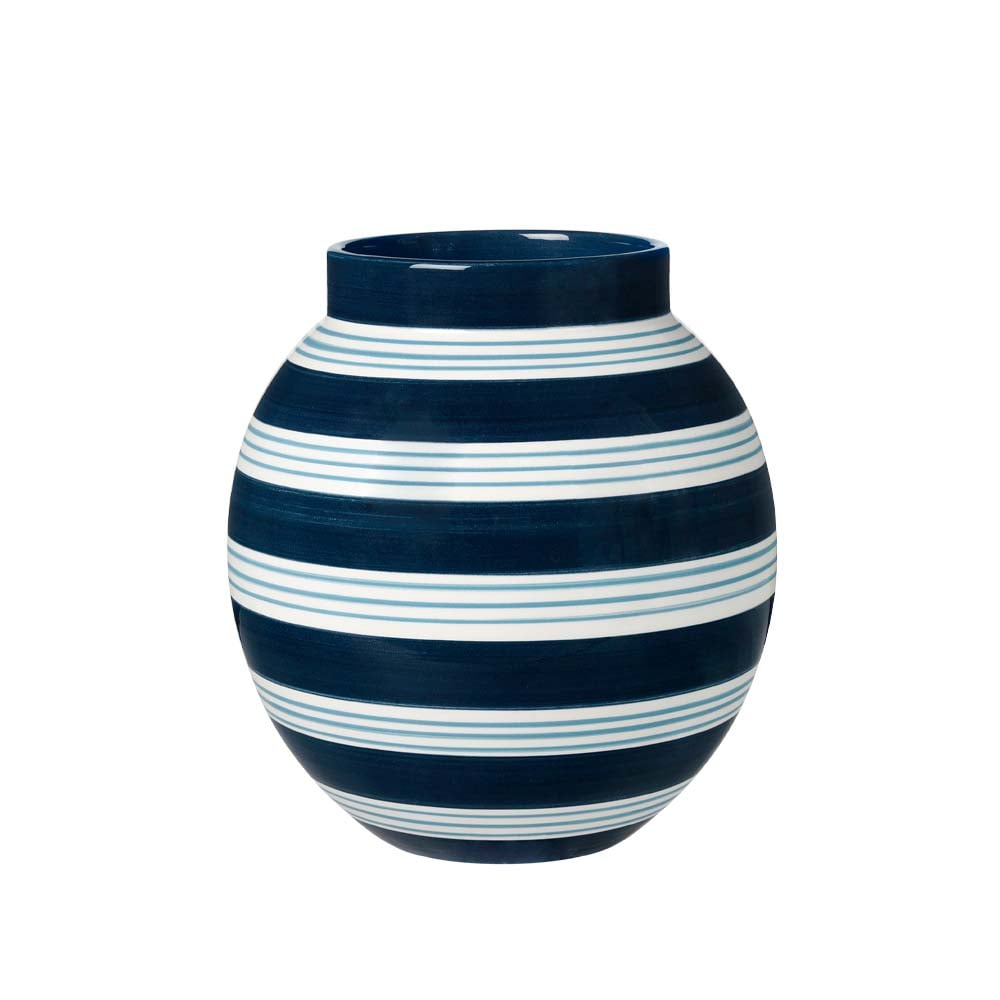 Kähler Omaggio Nuovo vase mørkeblå, h20,5 cm