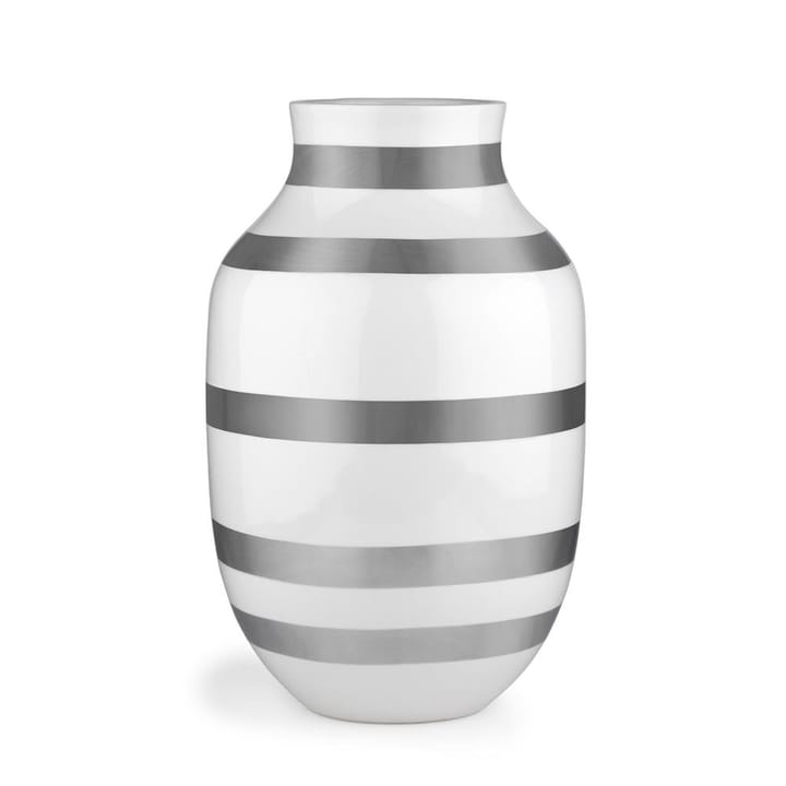 Omaggio vase sølv, stor Kähler