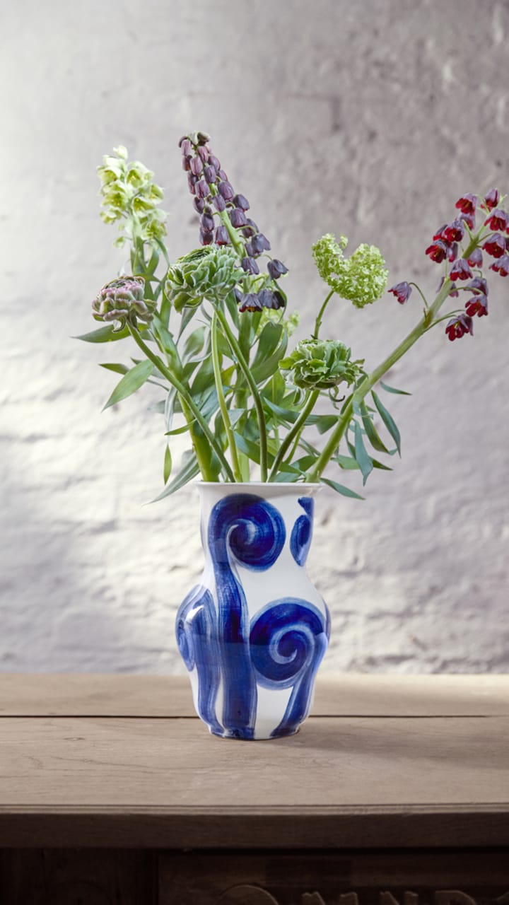 Tulle vase 22,5 cm, Blå Kähler