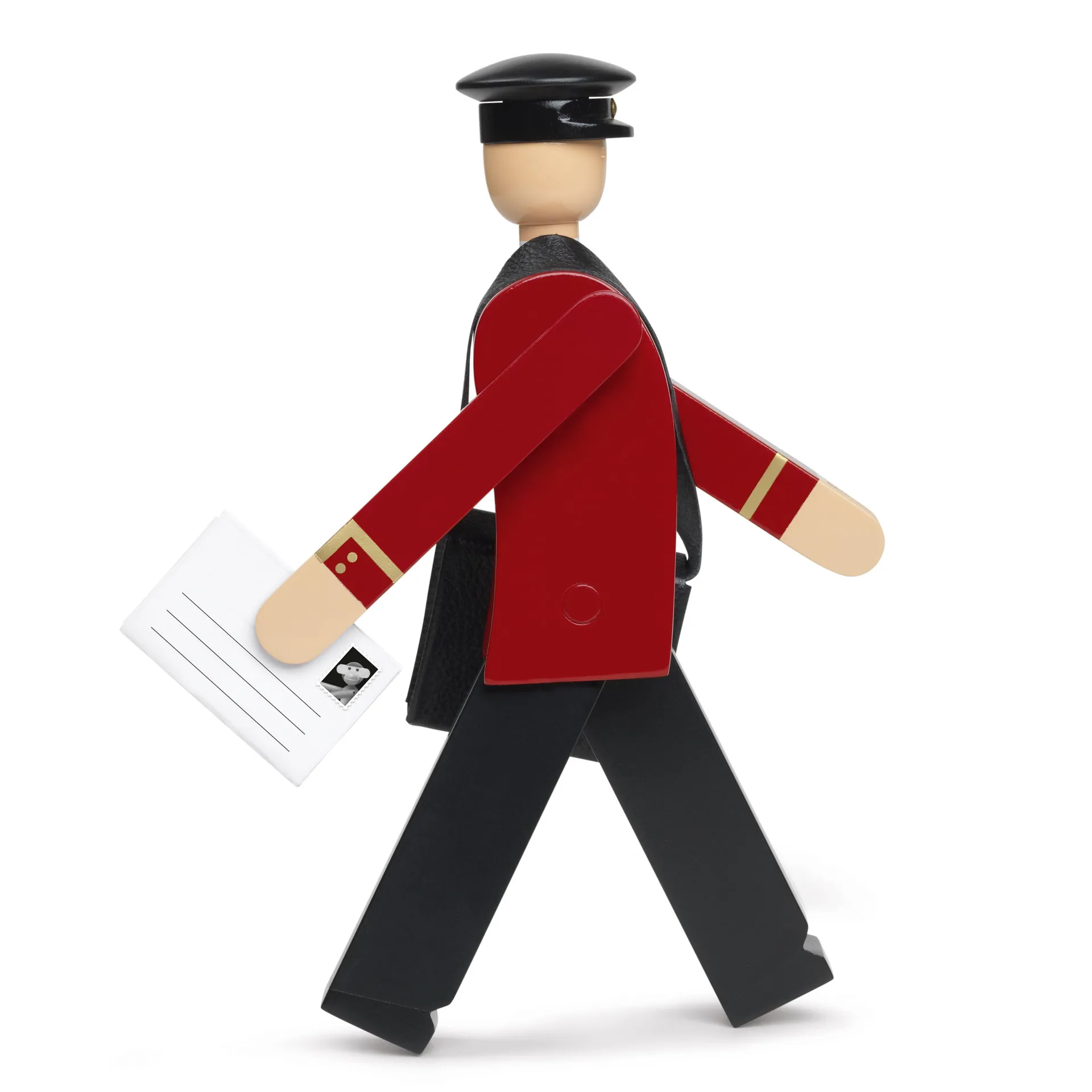 Kay Bojesen brevbærer Einar, rød-svart Kay Bojesen Denmark