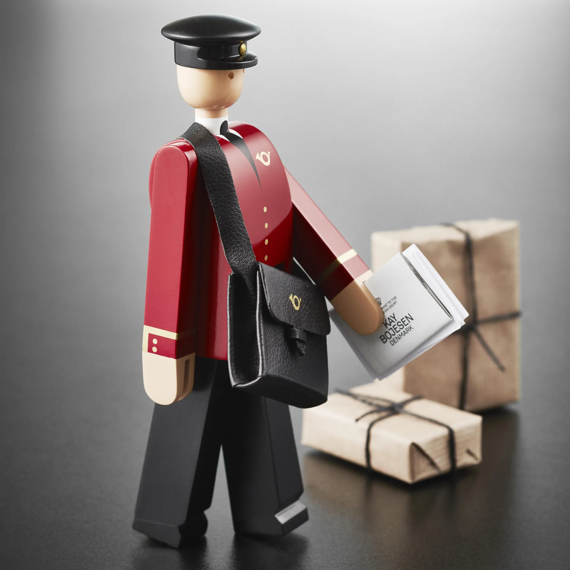 Kay Bojesen brevbærer Einar, rød-svart Kay Bojesen Denmark