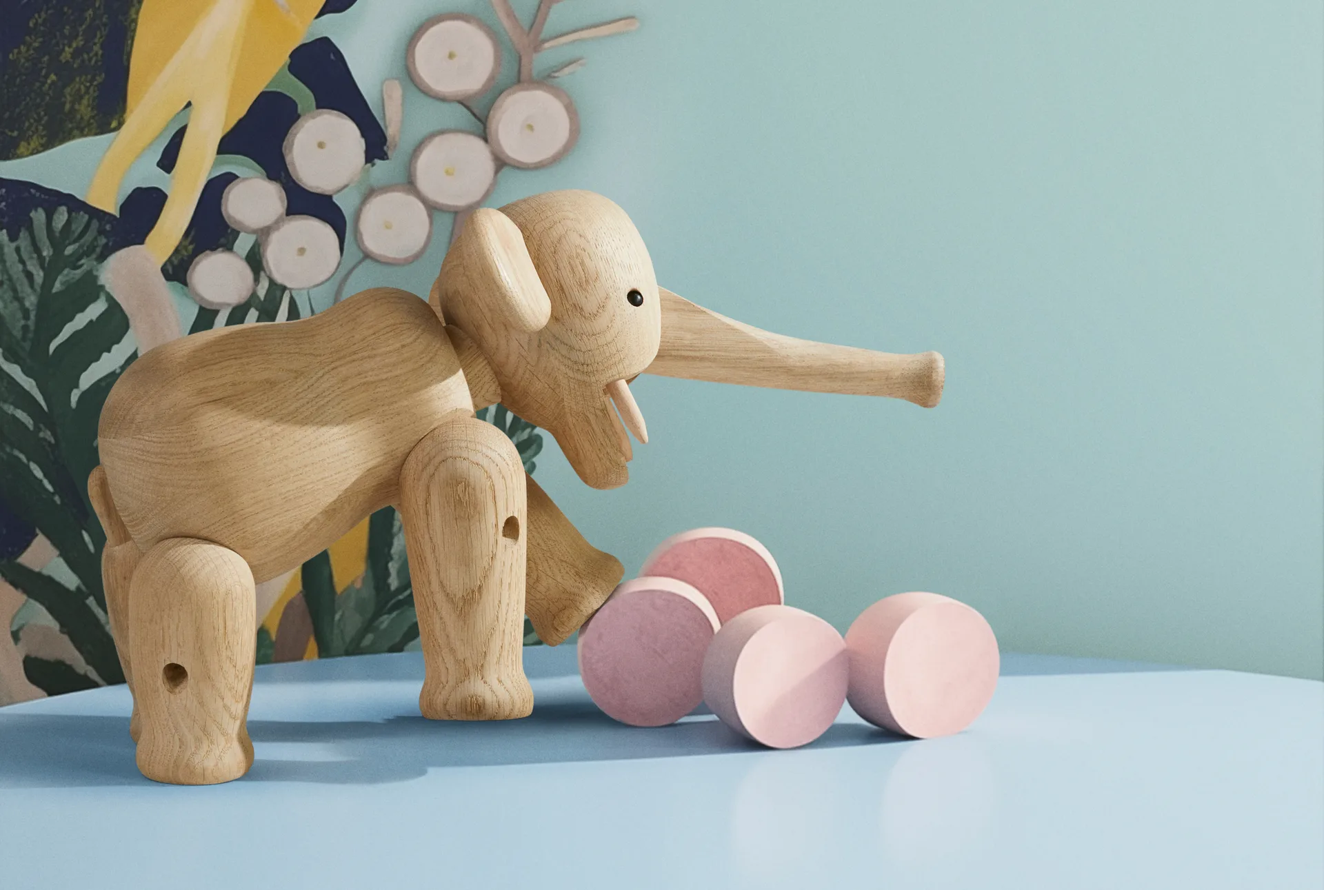 Kay Bojesen elefant stor, Eik Kay Bojesen Denmark