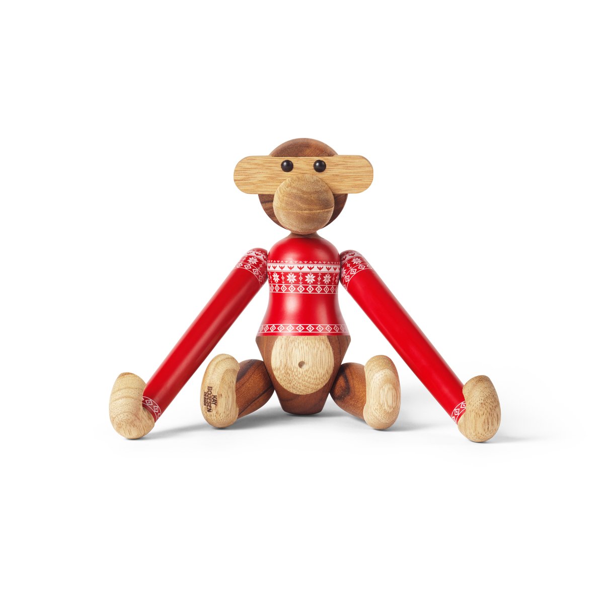 Ape med julegenser 2024 18,5 cm